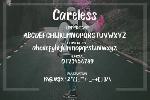 Careless Brush font