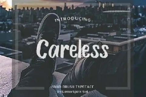 Careless Brush font