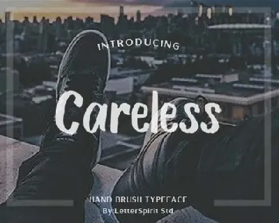 Careless Brush font