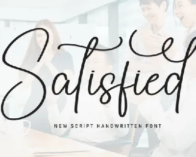 Satisfied Script font