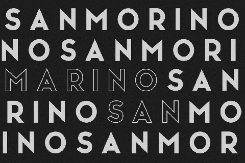 San Marino font