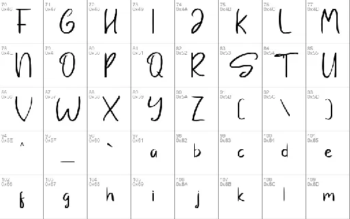 Sayangable font