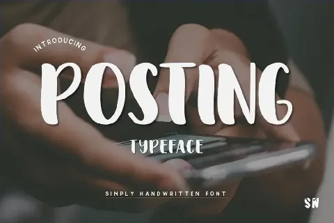 posting font