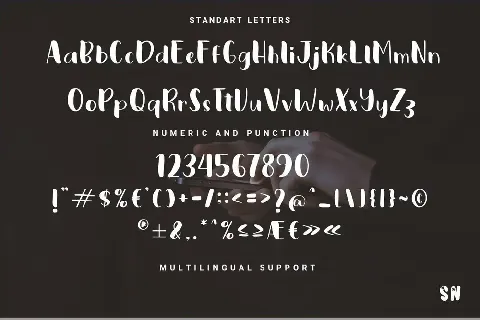 posting font