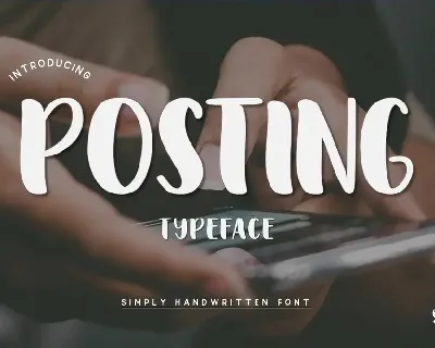 posting font