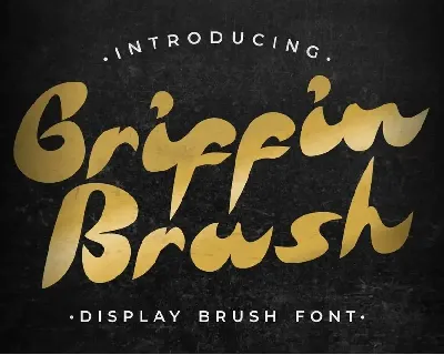 Griffin Brush font