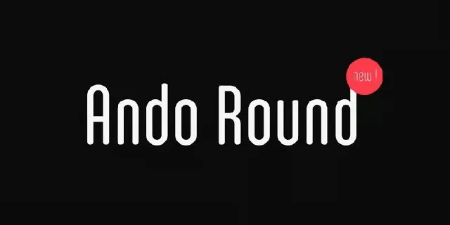 Ando Round Family font