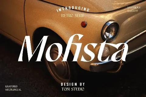 Mofista font