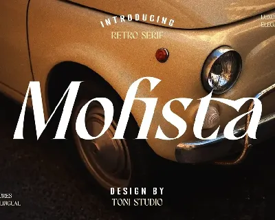 Mofista font