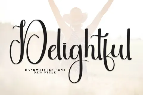 Delightful Script font