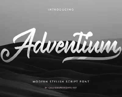 Adventium font