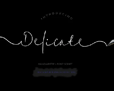 Delicate1 font