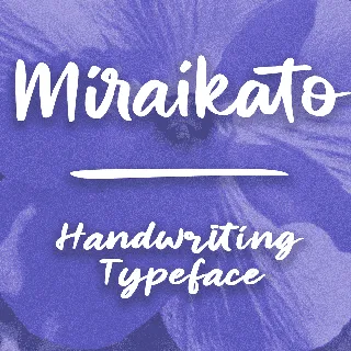 Miraikato Hand PERSONAL USE font