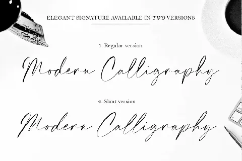 Elegant Signature font