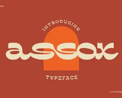 Assox Display font