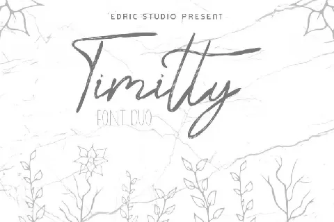 Timitty Duo font