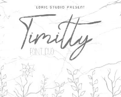 Timitty Duo font