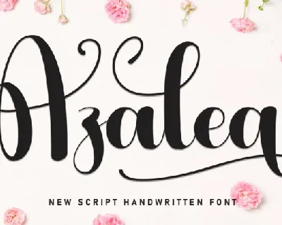 Azalea Script font