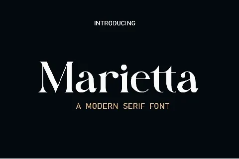 Marietta font