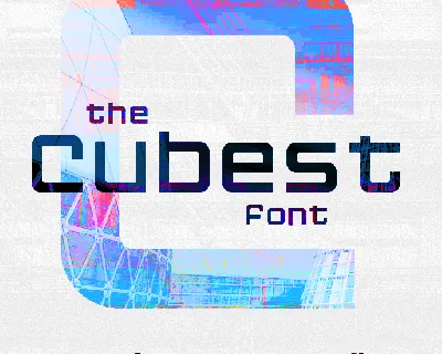 Cubest font