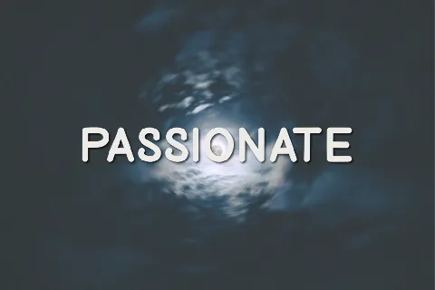 Passionate font