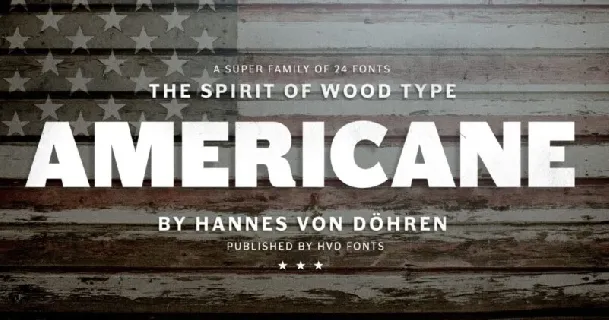 Americane Family font