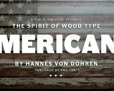 Americane Family font