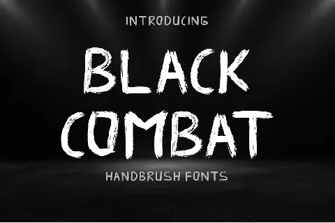 Black Combat font