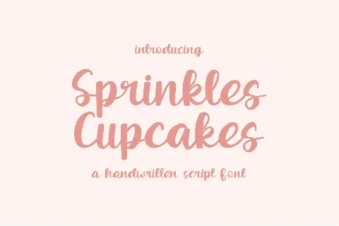 Sprinkles Cupcakes font