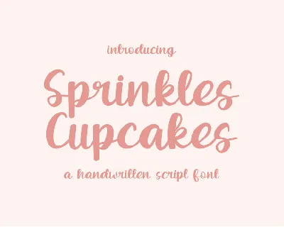 Sprinkles Cupcakes font