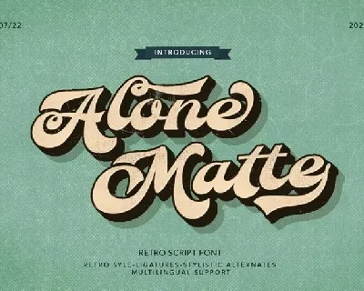 Alone Mate font