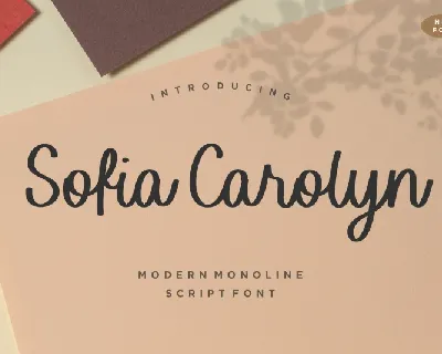 Sofia Carolyn font