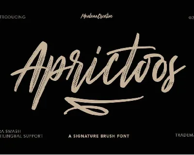 Aprictoos font