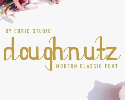 Doughnutz Display font