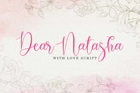 Dear Natasha font