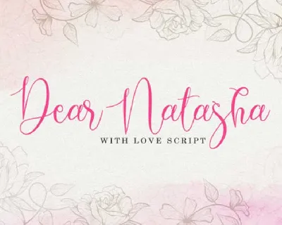 Dear Natasha font