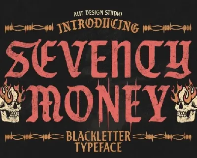 Seventy Money font