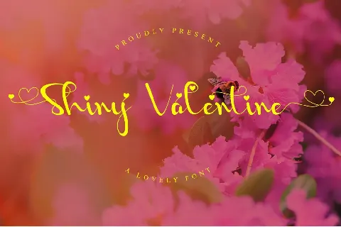 Shiny Valentine - Personal Use font