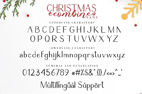 Christmas Combine Sans font