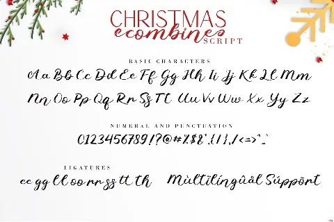 Christmas Combine Sans font