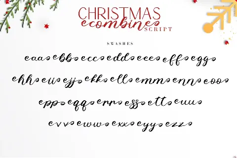 Christmas Combine Sans font