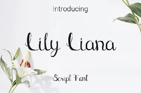 Lily Liana font