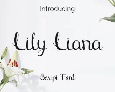 Lily Liana font