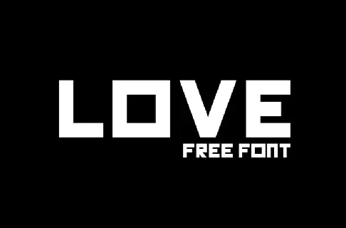 Love Typeface font