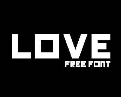 Love Typeface font