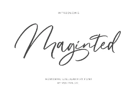 Maginted font