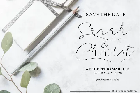 Aullia Modern Calligraphy font