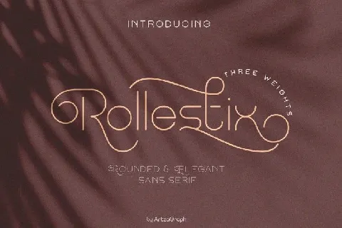 Rollestix Sans Serif font