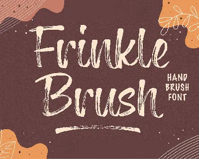 Frinkle Brush font