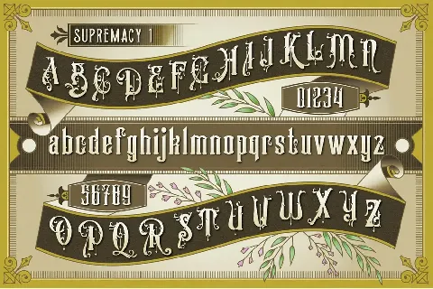 Victorian Supremacy Demo font